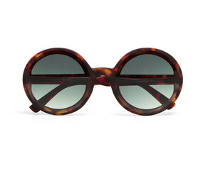 Okkia Okkia - zonnebril Monica - rond - havana (green glasses)