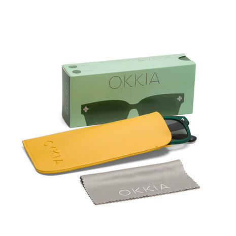 Okkia Okkia - zonnebril - johnny soft touch - transparent green