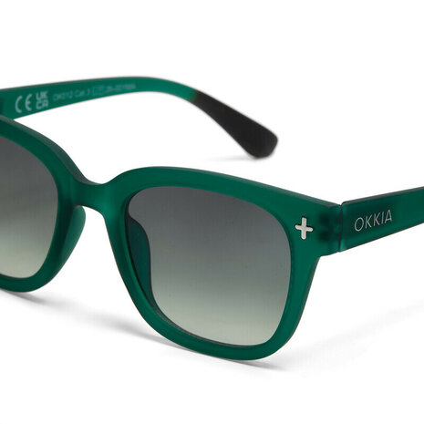 Okkia Okkia - zonnebril - johnny soft touch - transparent green