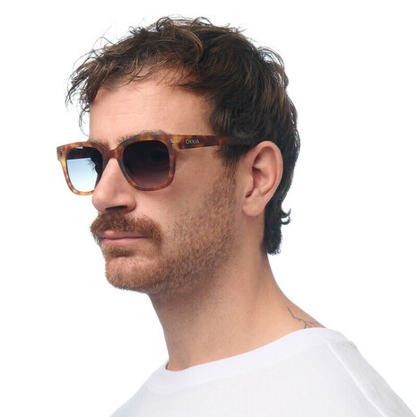 Okkia Okkia - zonnebril - johnny soft touch - sahara havana