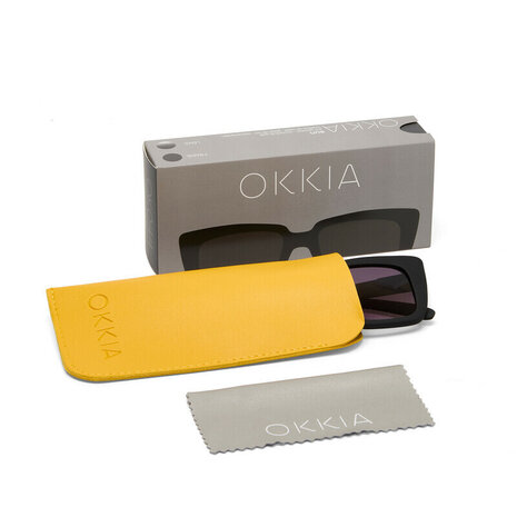 Okkia Okkia - zonnebril Elba - square - black