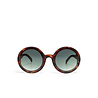 Okkia Okkia - zonnebril Monica - rond - havana (green glasses)