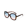 Okkia Okkia - zonnebril Anna - butterfly - classic havana (blue/pink glasses)