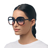 Okkia Okkia - zonnebril Anna - butterfly - classic havana (blue/pink glasses)