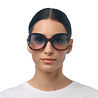 Okkia Okkia - zonnebril Anna - butterfly - classic havana (blue/pink glasses)