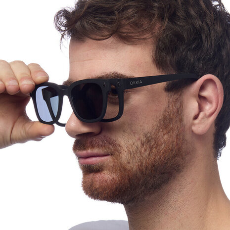 Okkia Okkia - voorzet zonnebril johnny - green