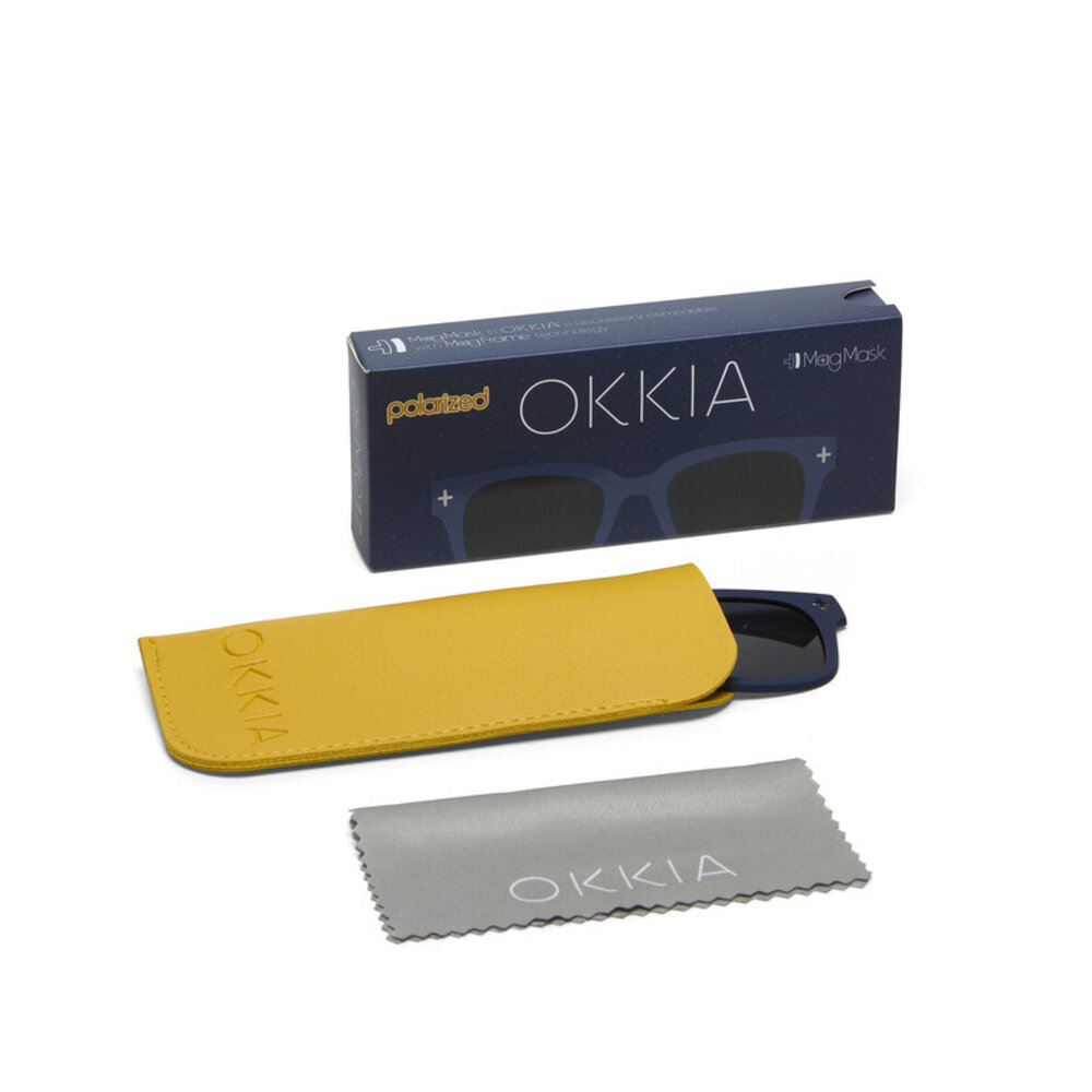 Okkia Okkia - voorzet zonnebril johnny - midnight