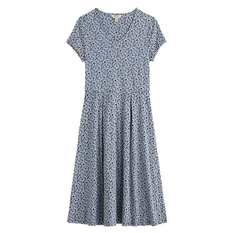 Seasalt Seasalt - pier view dress - bunched cornflowers dark voyage