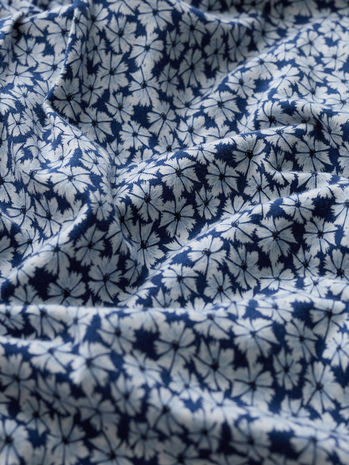 Seasalt Seasalt - pier view dress - bunched cornflowers dark voyage