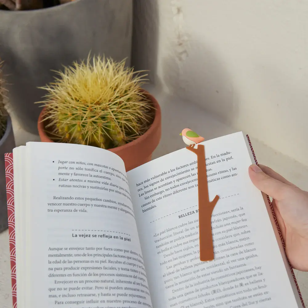 Balvi Balvi - boekenlegger - birdie pink