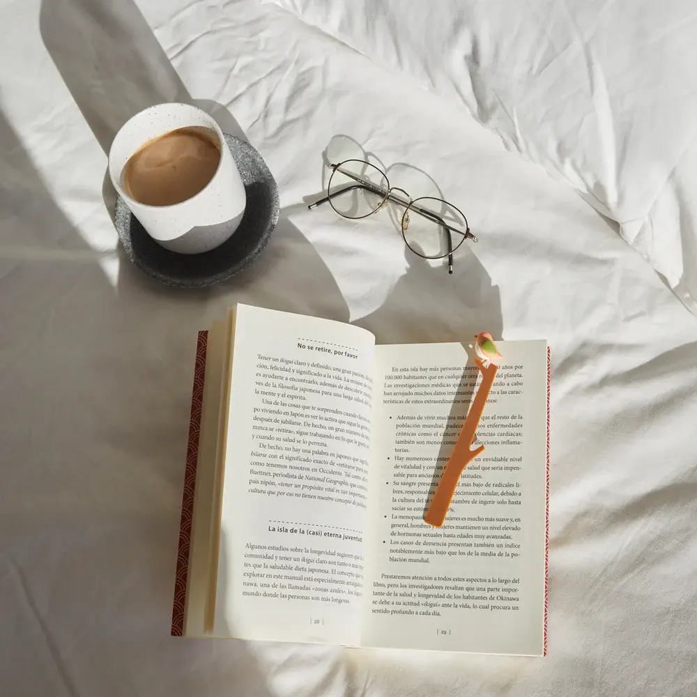 Balvi Balvi - boekenlegger - birdie pink