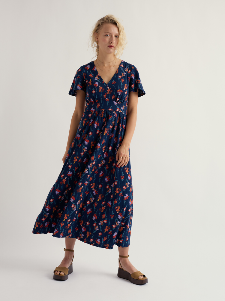 Seasalt Seasalt - chateaux dress - snapdragon sea cave