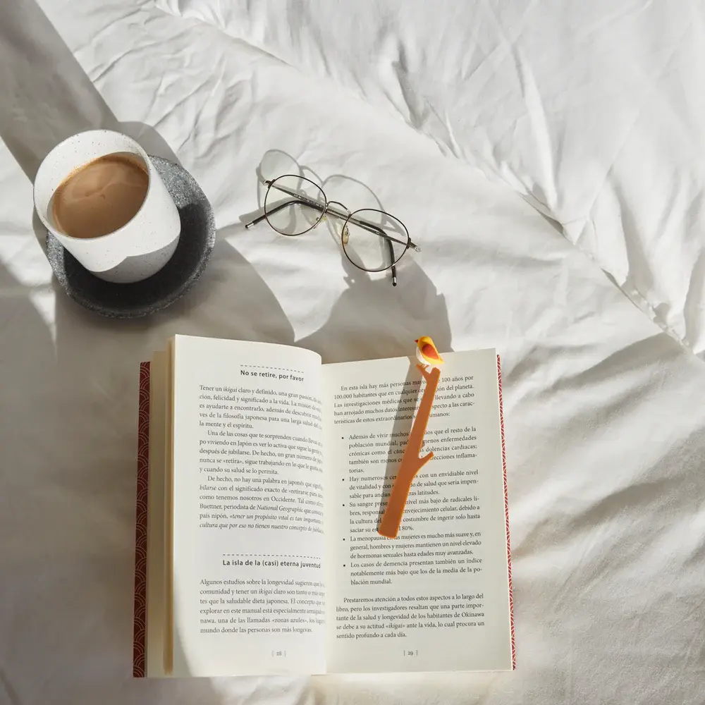 Balvi Balvi - boekenlegger - birdie yellow