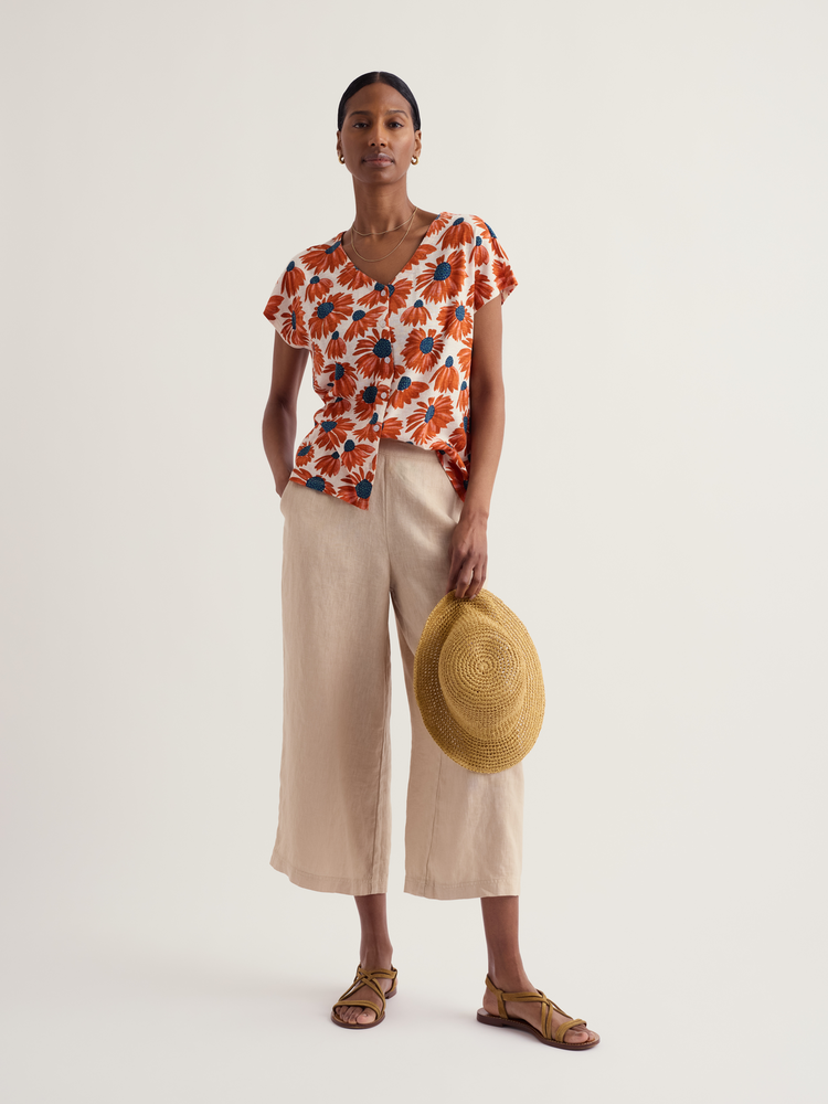 Seasalt Seasalt - studio glass top - inky echinacea chalk