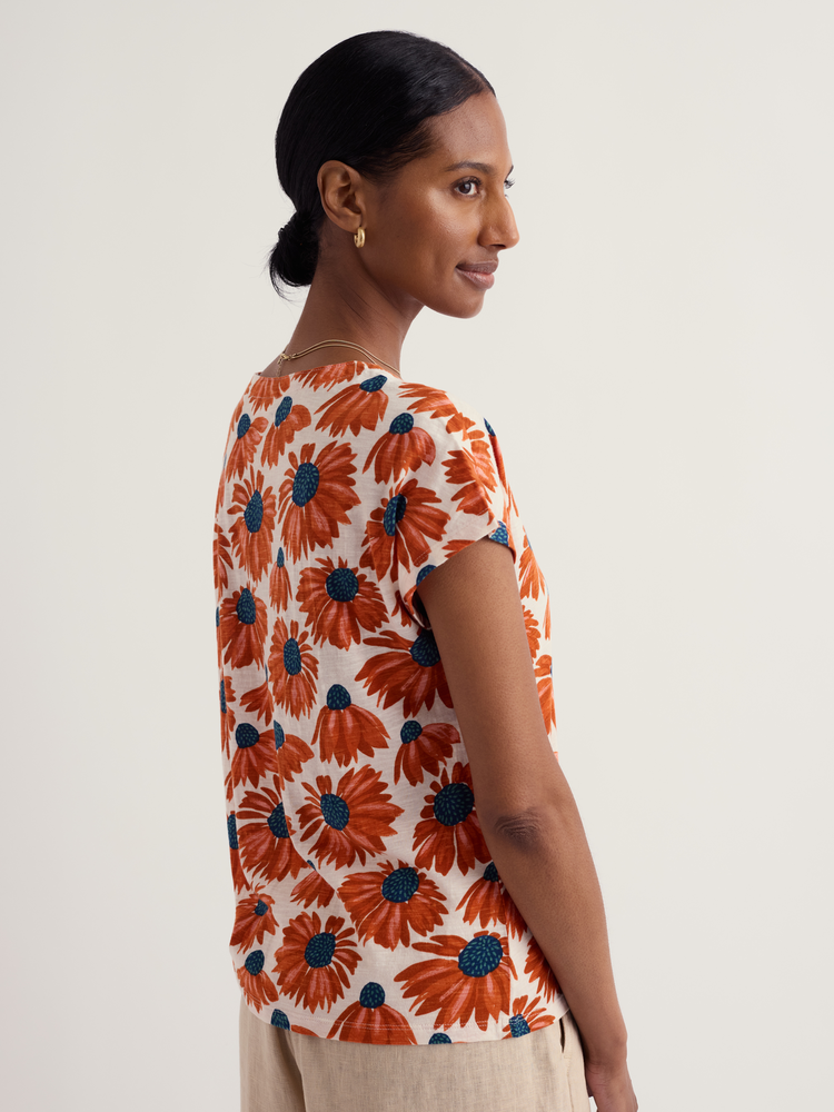 Seasalt Seasalt - studio glass top - inky echinacea chalk