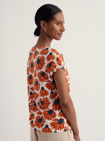 Seasalt Seasalt - studio glass top - inky echinacea chalk