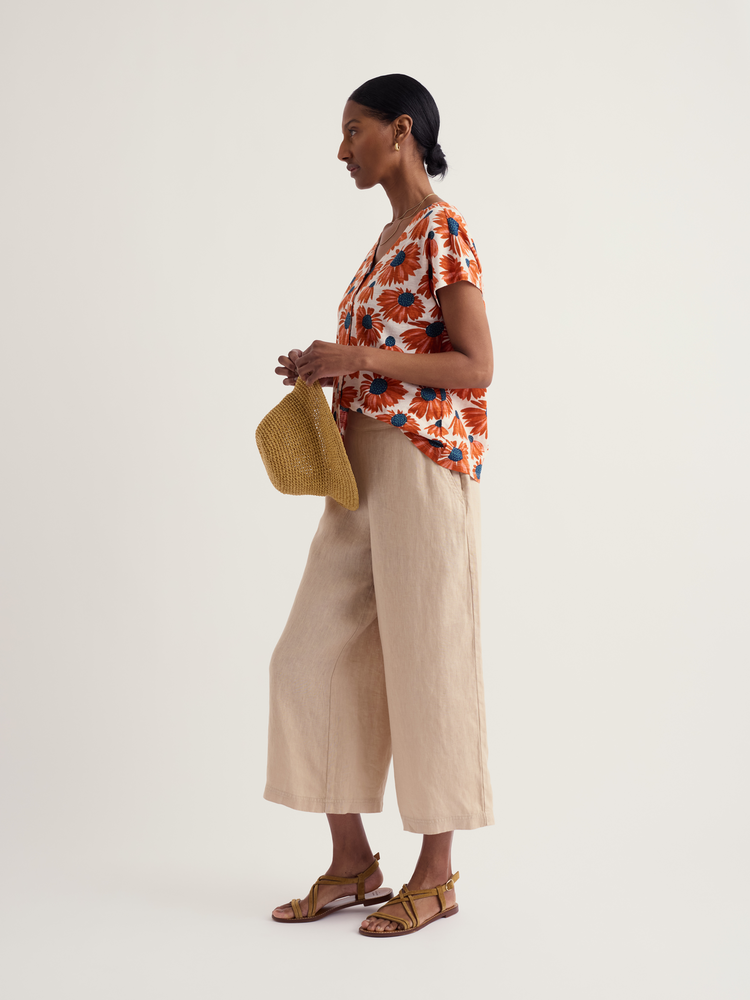 Seasalt Seasalt - studio glass top - inky echinacea chalk