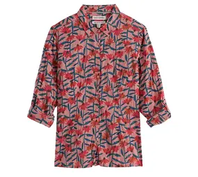 Seasalt Seasalt - larissa shirt - echinacea stems rosehip