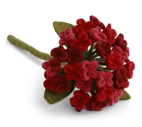 Gry & Sif Gry & sif - bloem hortensia groot - dark red