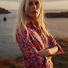 Seasalt Seasalt - larissa shirt - echinacea stems rosehip