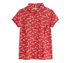 Seasalt Seasalt - rushmaker shirt - echinacea stems tomato Seasalt Seasalt - rushmaker shirt - echinacea stems tomato