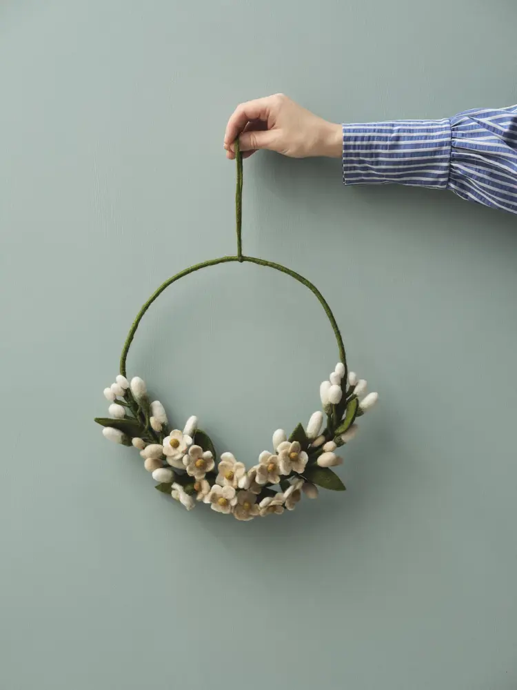 Gry & Sif Gry & sif - krans - wisteria white