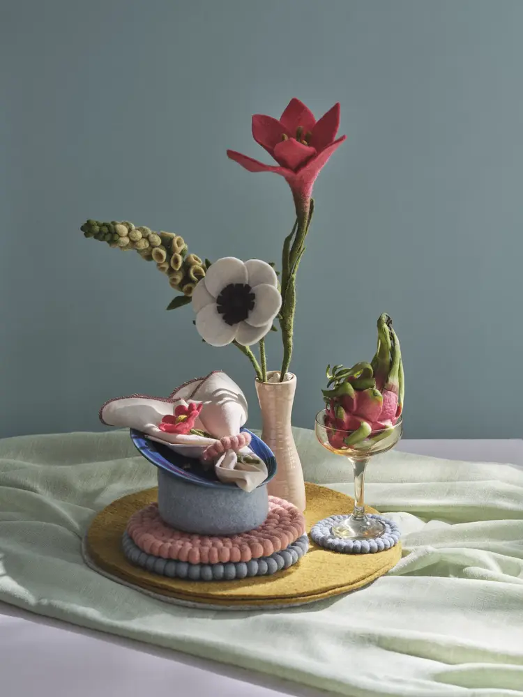 Gry & Sif Gry & sif - bloem foxglove - light yellow