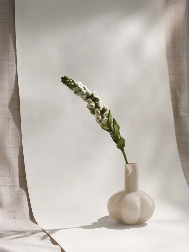 Gry & Sif Gry & sif - bloem foxglove - white