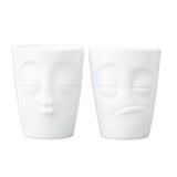 Tassen Tassen - bekers (set van 2, 350 ml) - kissing & snoozy Tassen Tassen - bekers (set van 2, 350 ml) - kissing & snoozy