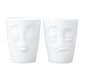 Tassen Tassen - bekers (set van 2, 350 ml) - kissing & snoozy