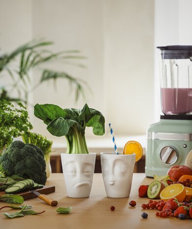 Tassen Tassen - bekers (set van 2, 350 ml) - kissing & snoozy