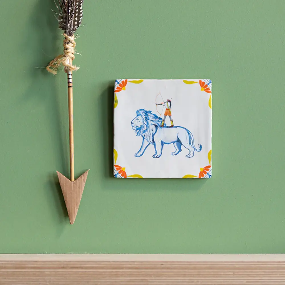 Storytiles Storytiles - tegel small - the warrior in me (10x10 cm) Storytiles Storytiles - tegel small - the warrior in me (10x10 cm)