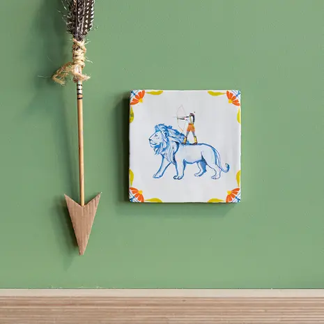 Storytiles Storytiles - tegel small - the warrior in me (10x10 cm) Storytiles Storytiles - tegel small - the warrior in me (10x10 cm)