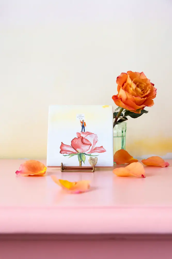 Storytiles Storytiles - tegel small - lots of love (10x10 cm)