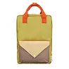 Sticky Lemon Sticky  Lemon - backpack large envelope - bookworm green