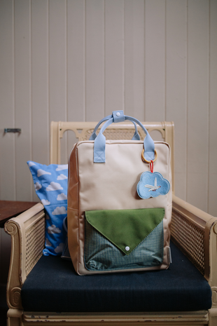 Sticky Lemon Sticky  Lemon - backpack large envelope - twiggy beige