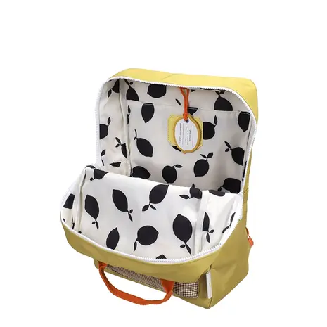 Sticky Lemon Sticky  Lemon - backpack large envelope - bookworm green