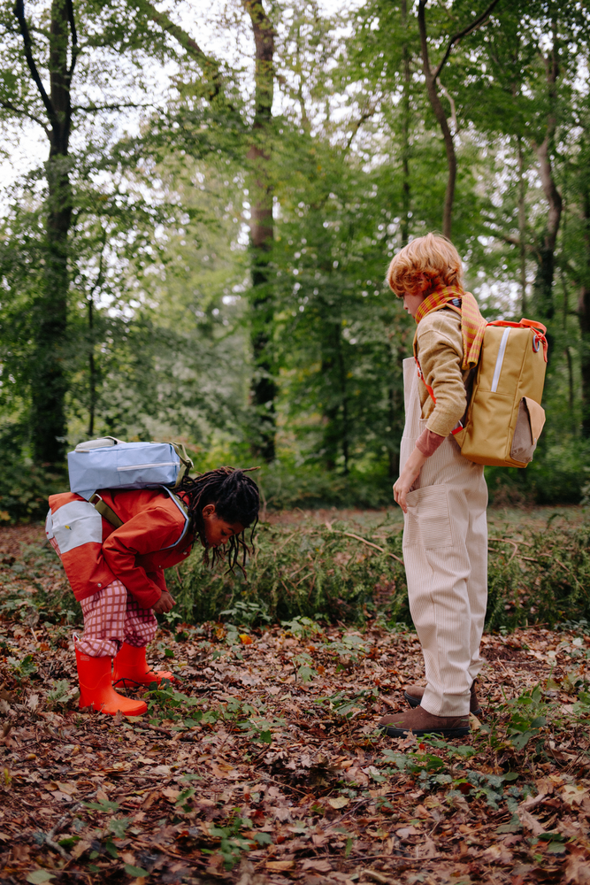 Sticky Lemon Sticky  Lemon - backpack large envelope - bookworm green