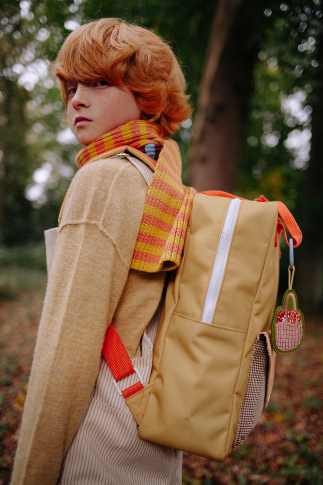 Sticky Lemon Sticky  Lemon - backpack large envelope - bookworm green