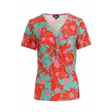 LaLamour LaLamour - angela top short sleeve - flower soup
