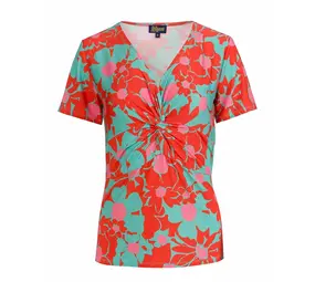 LaLamour LaLamour - angela top short sleeve - flower soup