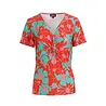 LaLamour LaLamour - angela top short sleeve - flower soup