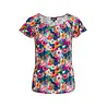 LaLamour LaLamour - butterfly top short sleeve - potpourri