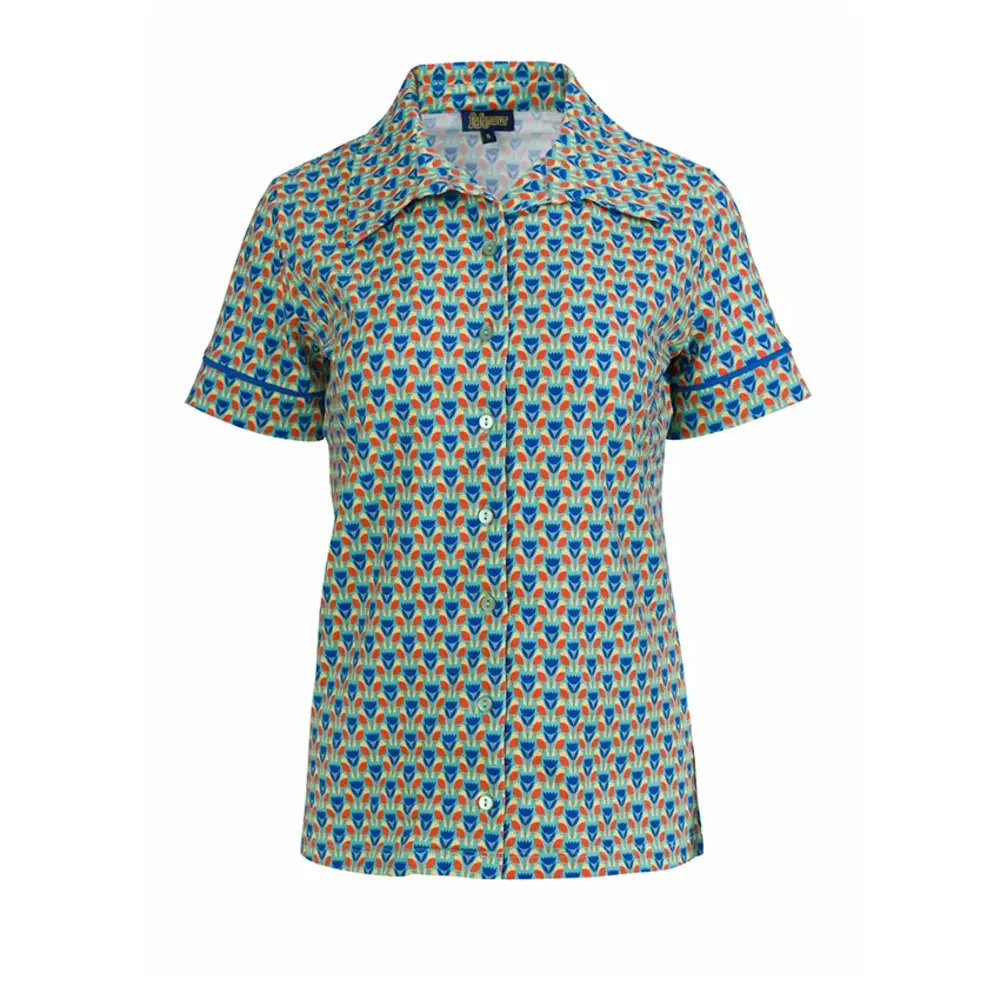 LaLamour LaLamour - sara blouse short sleeve - robin