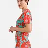 LaLamour LaLamour - angela top short sleeve - flower soup