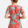 LaLamour LaLamour - angela top short sleeve - flower soup