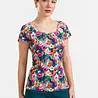LaLamour LaLamour - butterfly top short sleeve - potpourri