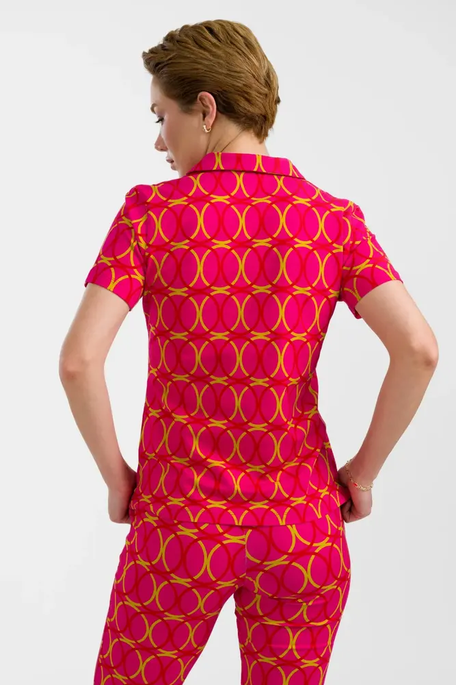 LaLamour LaLamour - lena blouse short sleeve - bubble beat