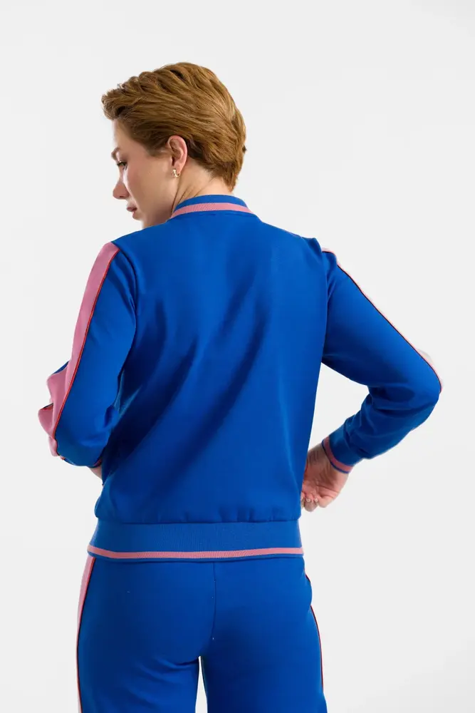 LaLamour LaLamour - nora bomber jacket - punta die roma blue