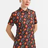 LaLamour LaLamour - sill blouse short sleeve - purple poppy
